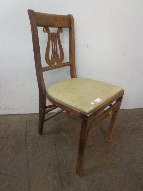 lot 123 image: Wood Chair