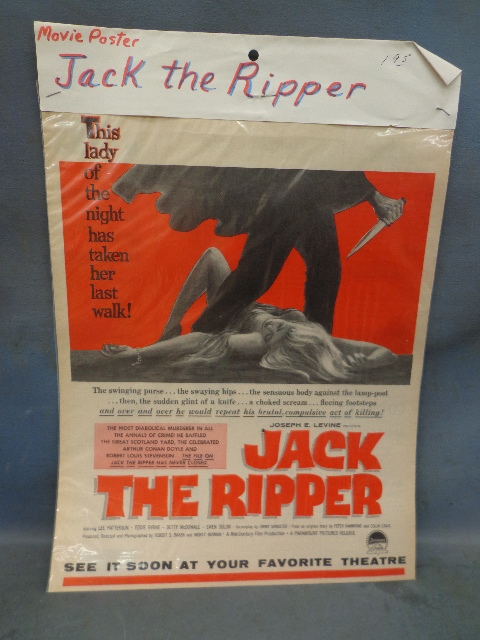 lot 180 image: Jack The Ripper Movie Ads
