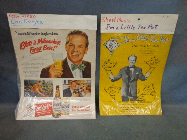 lot 187 image: Old Adds & Sheet Music