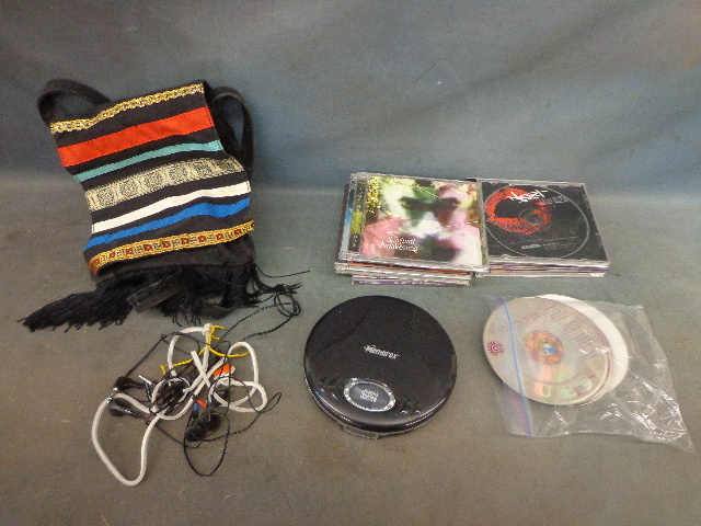 lot 215 image: Compact Disc Player & Cds