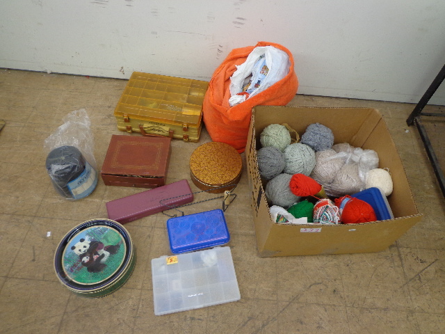 lot 233 image: Sewing & Knitting Supplies