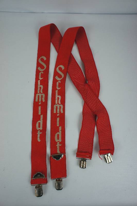 lot 7 image: Schmidt Beer Suspenders