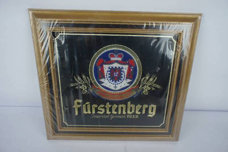 lot 14 image: Furstenberg Beer Mirror