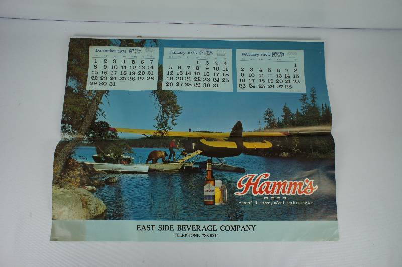 lot 37 image: Hamms 1975 Calender