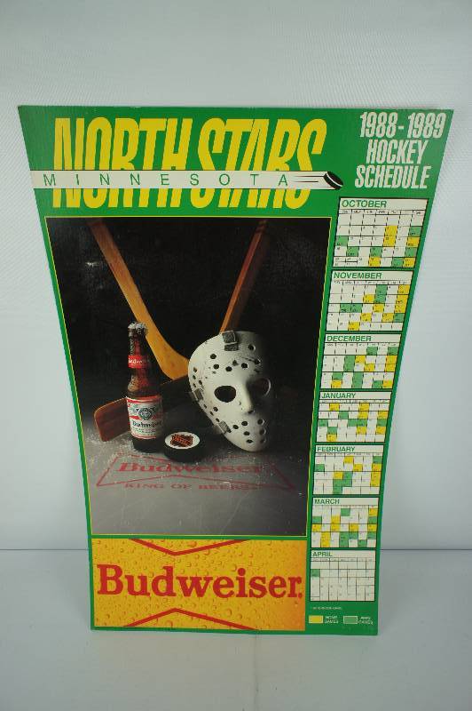 lot 41 image: Budweiser Minnesota North Starts Cardboard Sign