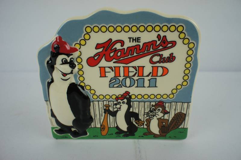 lot 60 image: Hamms Club Field Ceramic Statue.