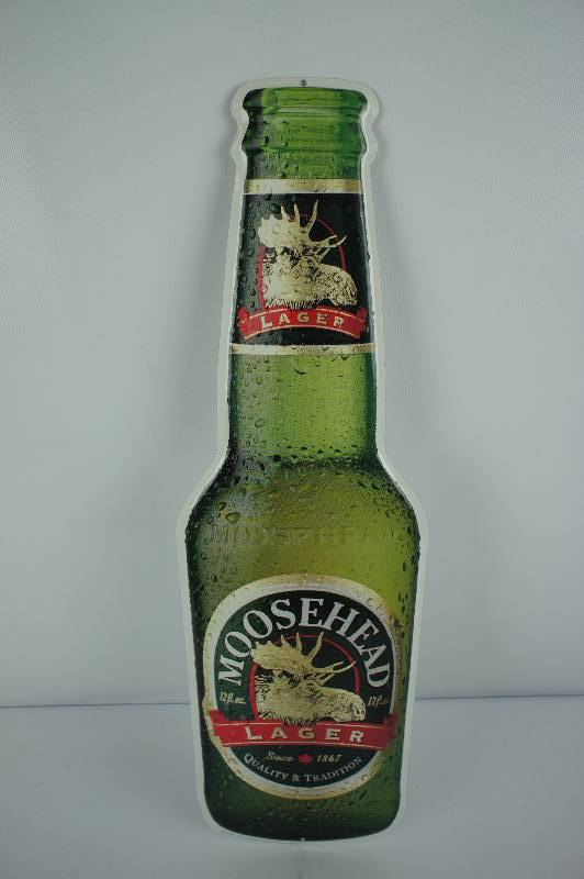 lot 63 image: Moosehead Tin Sign