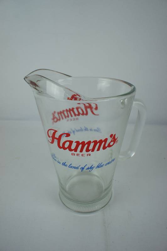 lot 91 image: Hamms Beer Serving Pitcher