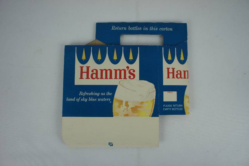 lot 124 image: Hamms Six Pack Off Sale Carton