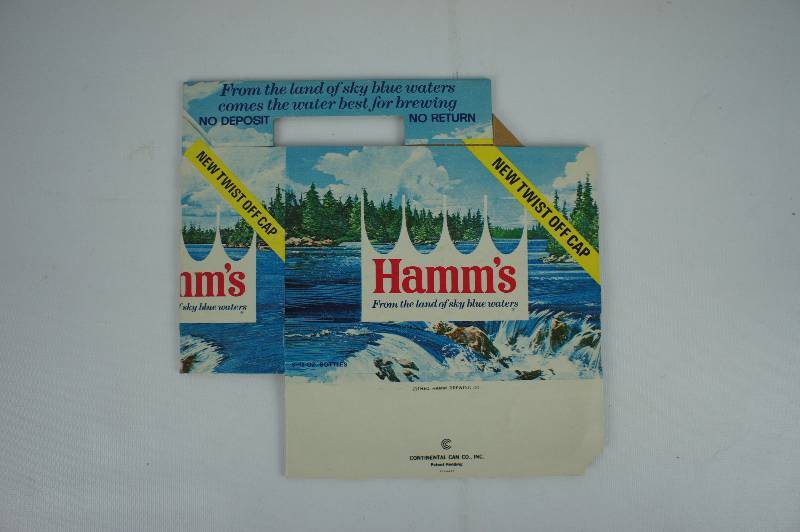 lot 125 image: Hamms Six Pack Off Sale Carton