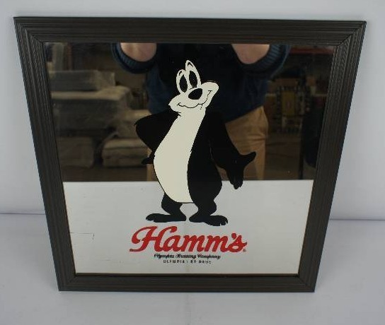 lot 149 image: Hamms Posing Bear Mirror