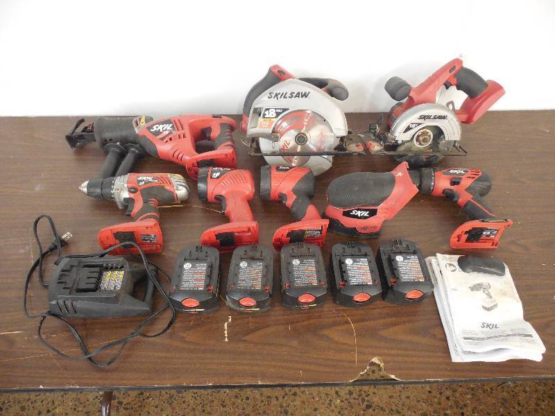 15 PC 18V SKILL CORDLESS TOOL SET