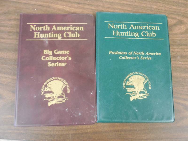 2 NORTH AMERICAN HUNTING CLUB COIN COLLECTIONS