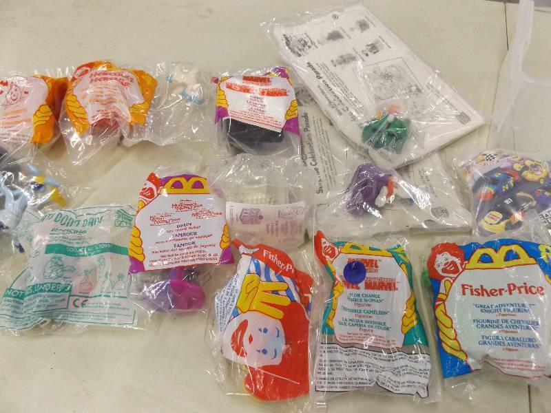 Various Fast Food Toys in Bags