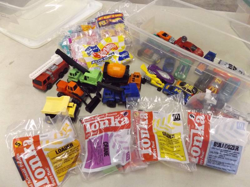 McDonalds Hot Wheels and Tonka