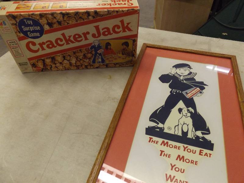 Cracker Jack Game and Wall Hanging