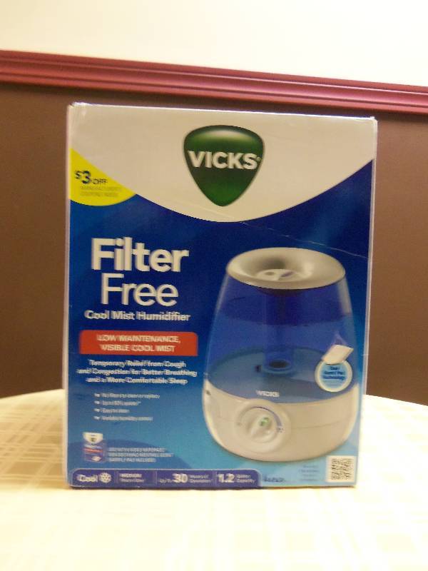Vicks Cool Mist Filter Free Humidifier