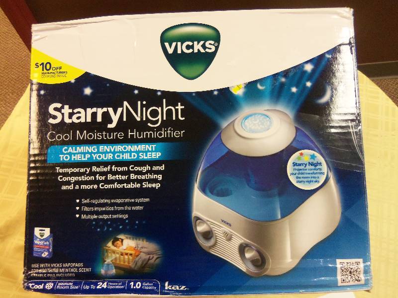 Vicks Starry Night Cool Mist Humidifier
