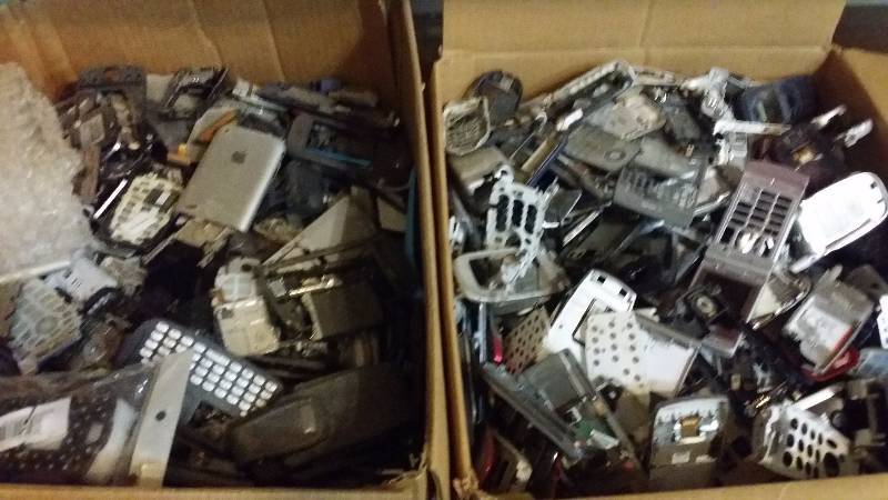 2 Boxes of Miscellaneous Phone Parts