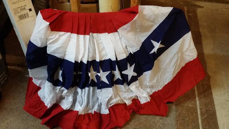 3 x 6 Polycotton Pleated Fan Flag