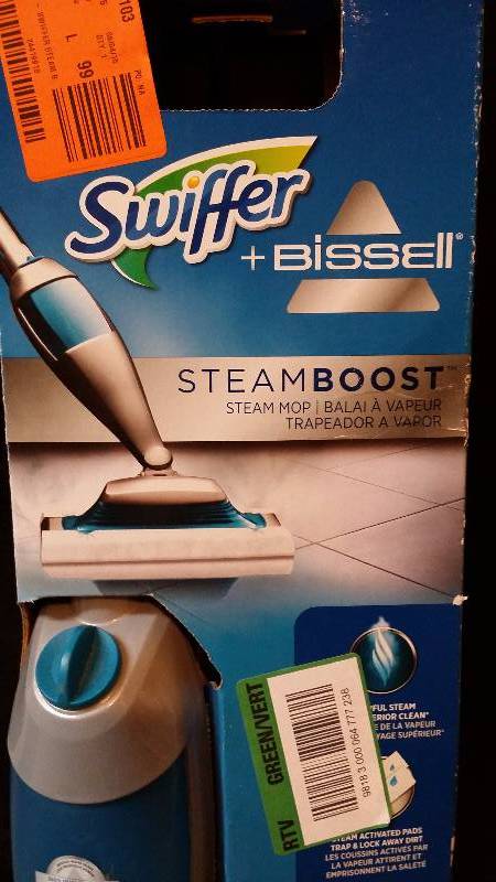 Swiffer  Bissell SteamBoost steam mop
