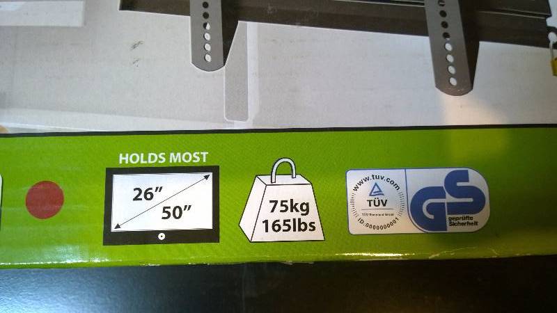 Sonax flat panel wall mount