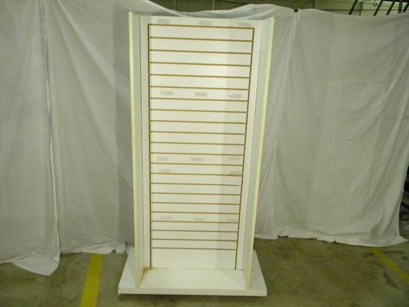 4 Sided Slat Wall Display Stand