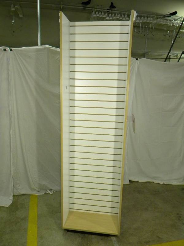 2 Sided Slat Wall Display Stand