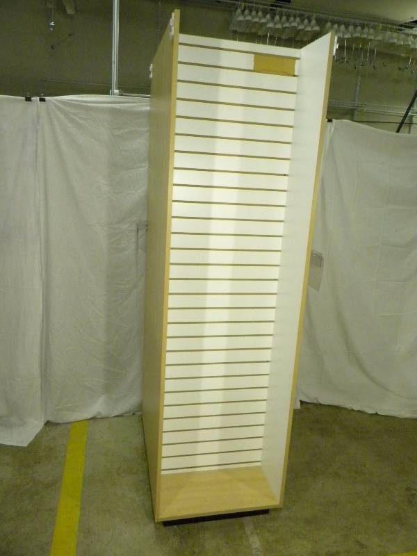2 Sided Slat Wall Display Stand