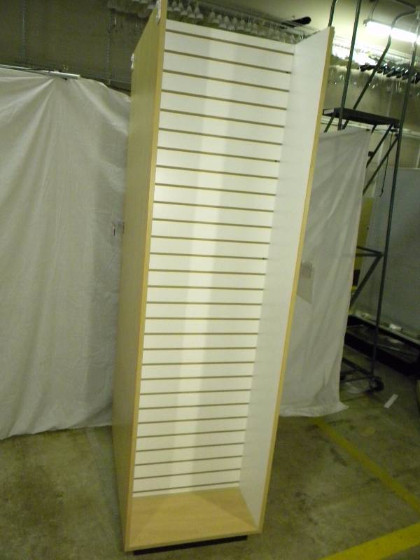 2 Sided Slat Wall Display Stand