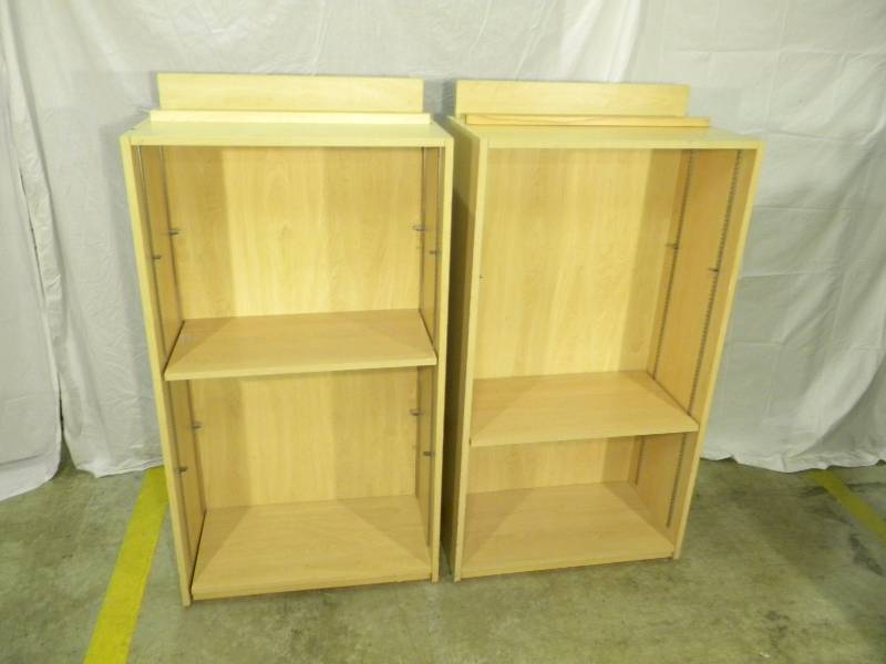 2 - Single Sided Display Shelves