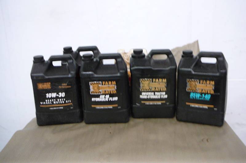 Lot of Oil Hydraulic Fluid Gear lube automatic Transmission Fluid Type F 34 Full 10w30 Full
