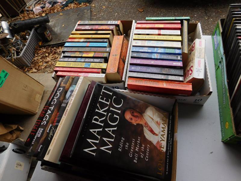 large lot of books hardcover and paperback see photos