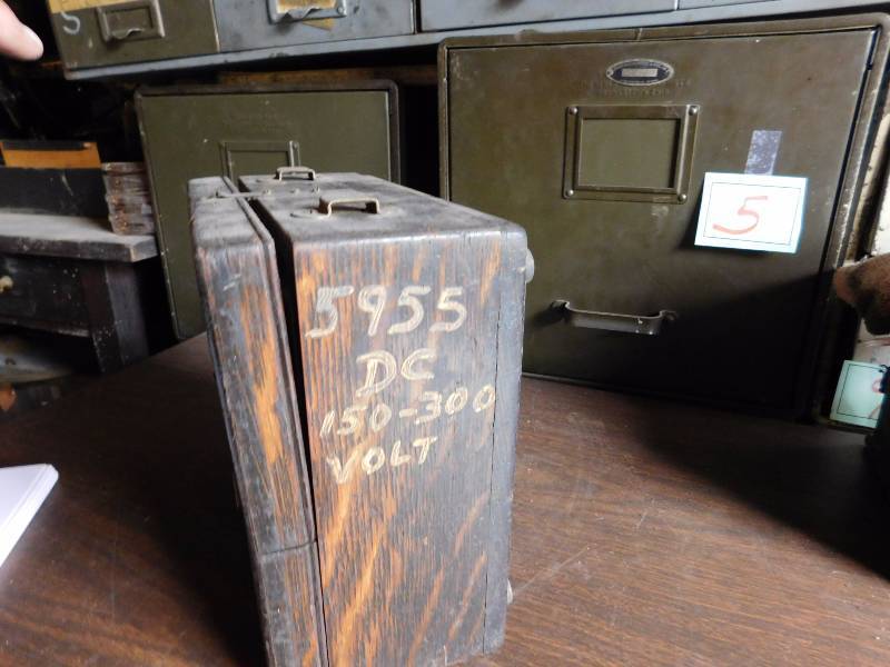 antique voltmeter model 45 Weston Electrical Instrument Co.