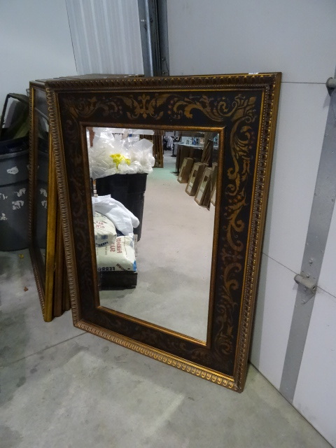 lot 230 image: Wall Hanging Mirror 38 X 50