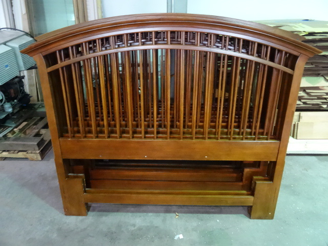 lot 243 image: Wooden Head Board 64 X 56