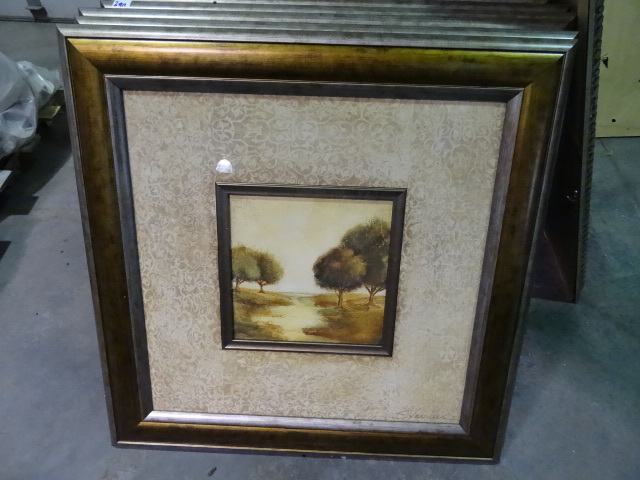 lot 290 image: 4 Framed Prints 31 X 31