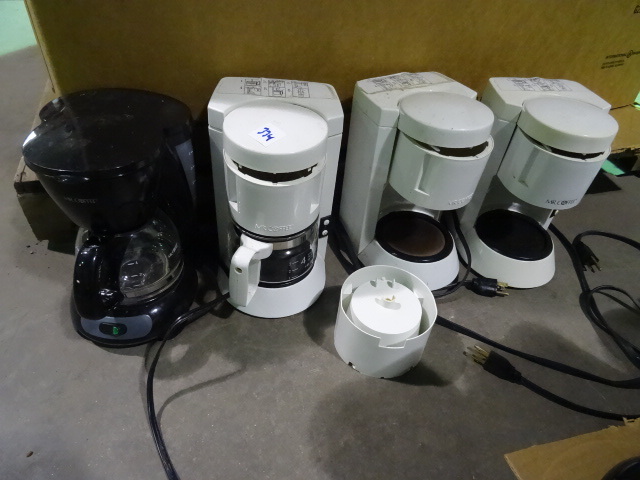 lot 334 image: 4 Misc Coffee Makers