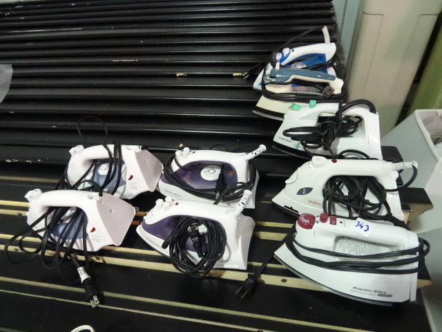 lot 343 image: 9 Misc Irons