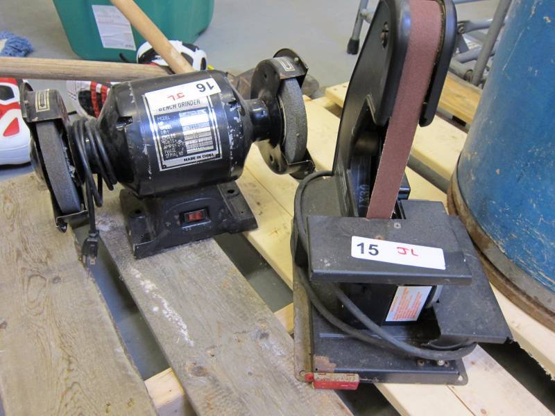 Bench Grinder and Disc-Belt Sander