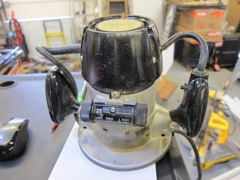 Air Tank, Router and Vise