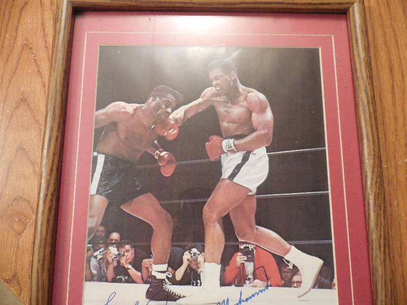 lot 2 image: Muhammad Ali  Floyd Patterson Autographed 8x10 Framed Photo