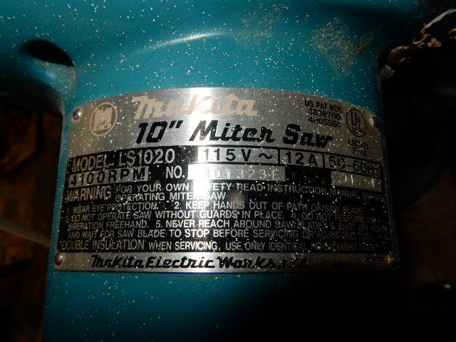 10 in MAKITA Mitre Saw and stand