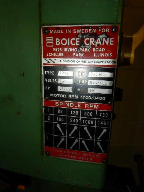 BOICE CRANE, Vertical MILL..