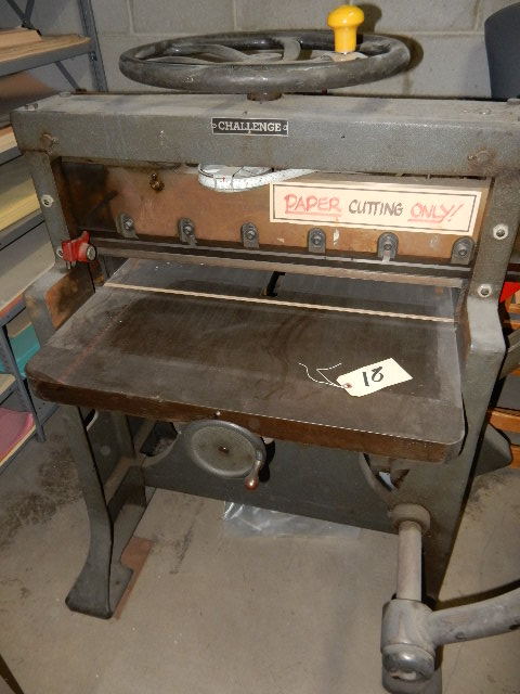 CHALLENGE, paper cutter