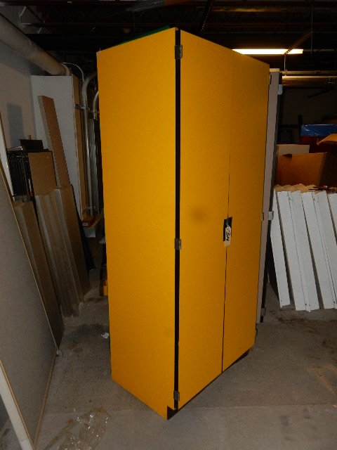 Laminate covered cabinet.. Nice shape