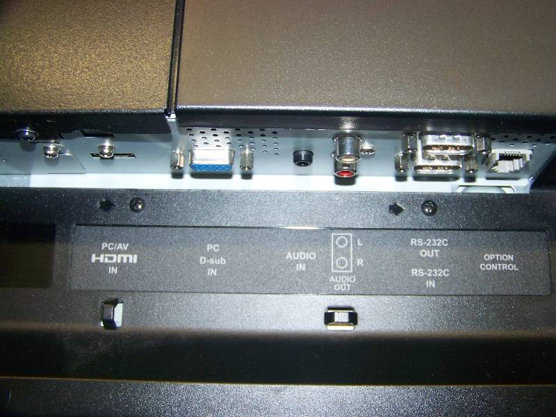 lot 22 image: 47, Sharp, LCD, Display  Monitor with Remote Control