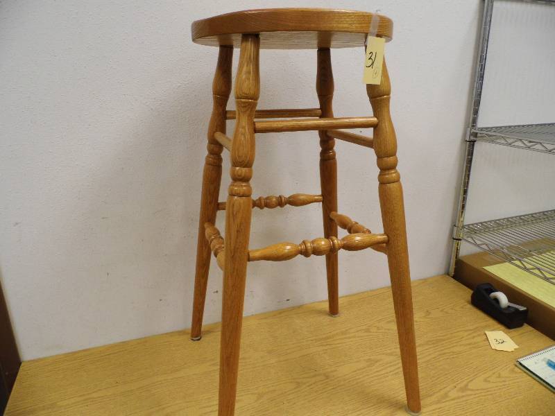4 Oak Stools