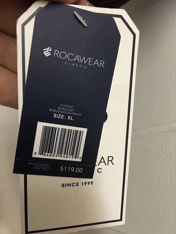 rocawear coat size xl retail $119