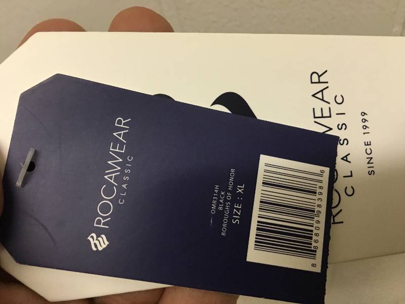 black rocawear coat size XL retail $119